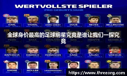 全球身价最高的足球明星究竟是谁让我们一探究竟